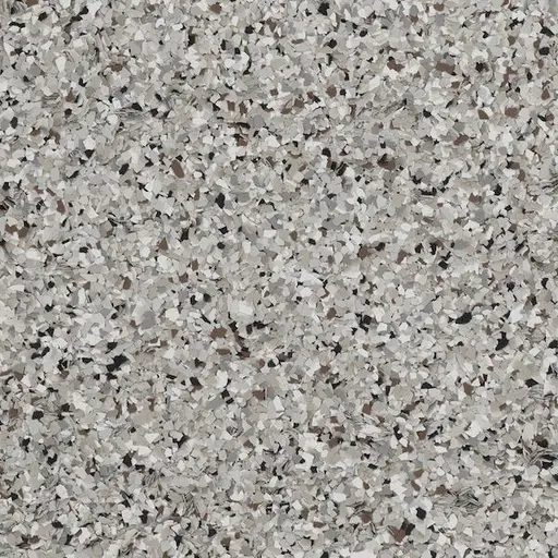 Dakota Grey fine flake polyaspartic garage floor in Lakeway, TX