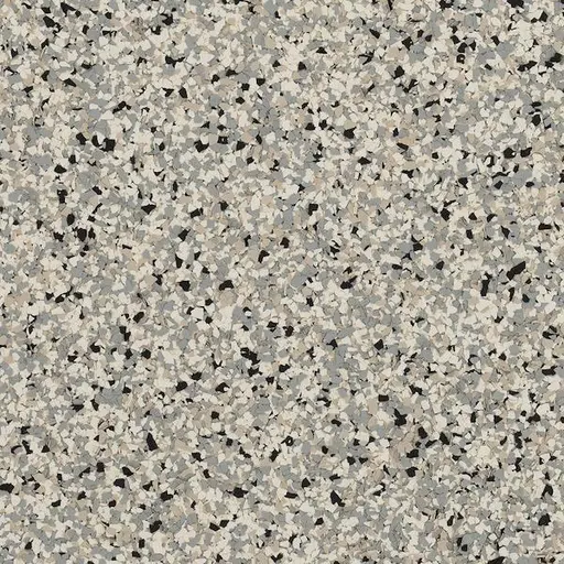 Granite 1/16 inch fine flake garage floor coating in Round Rock, TX