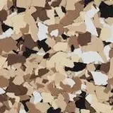 Cappuccino Versatile blended flake color swatch