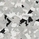 Feather Gray Versatile blended flake color swatch
