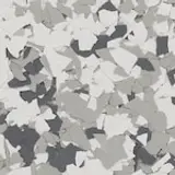 Snowfall Versatile blended flake color swatch