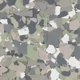 Thyme Versatile blended flake color swatch