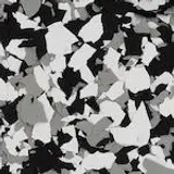 Tuxedo Versatile blended flake color swatch